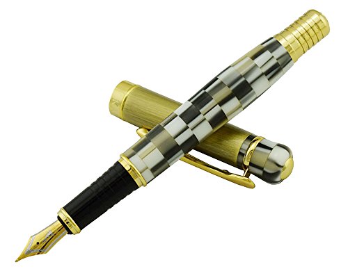 Amazon | Kaigelu 336大理石セルロイド万年筆イリジウムミディアムペン