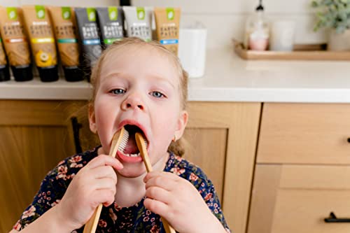 Redmond Earthpaste - Natural Non-Fluoride Charcoal Toothpaste, 4 Ounce Tube (Peppermint Charcoal 2 Pack) #TOP5