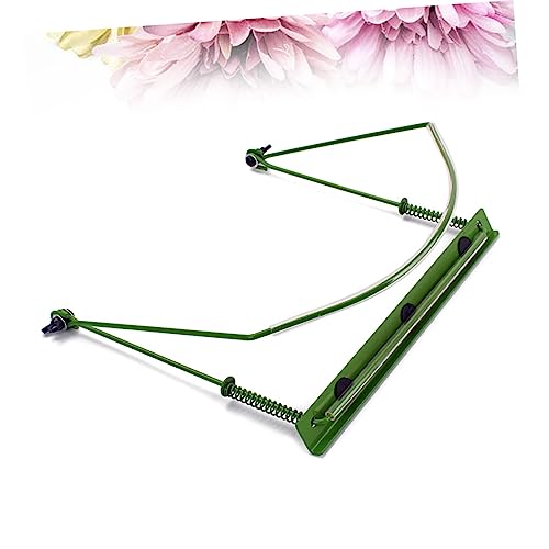 Yardwe Green 24-Hole Harmonica Holder Neck Rack Metal Frame Mouth Organ Accessory for Blues Harmonica Players Adjustable Sturdy Design