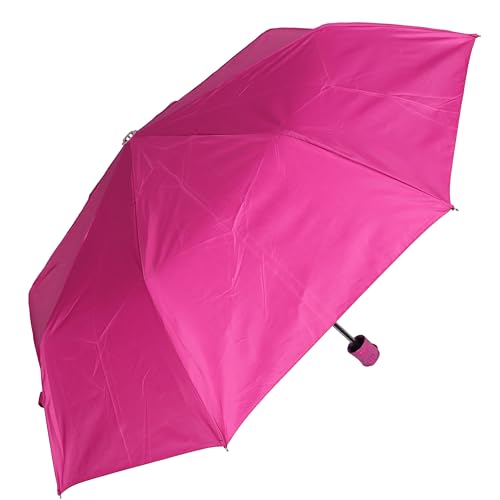 Image of 3-Fold Mono Silver Manual Opening 21.5inch Umbrella for Mens and Womens