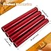 Supvision Aluminum Alloy Relay Batons for Track and Field 4 Piece Set Durable Lightweight for Sports Teams Suitable for Athletes Seeking High-Performance Equipment in Outdoor Activities Red