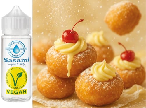 Aroma concentrado Zeppole Sasami de 100ml: sabor dulce y vegano