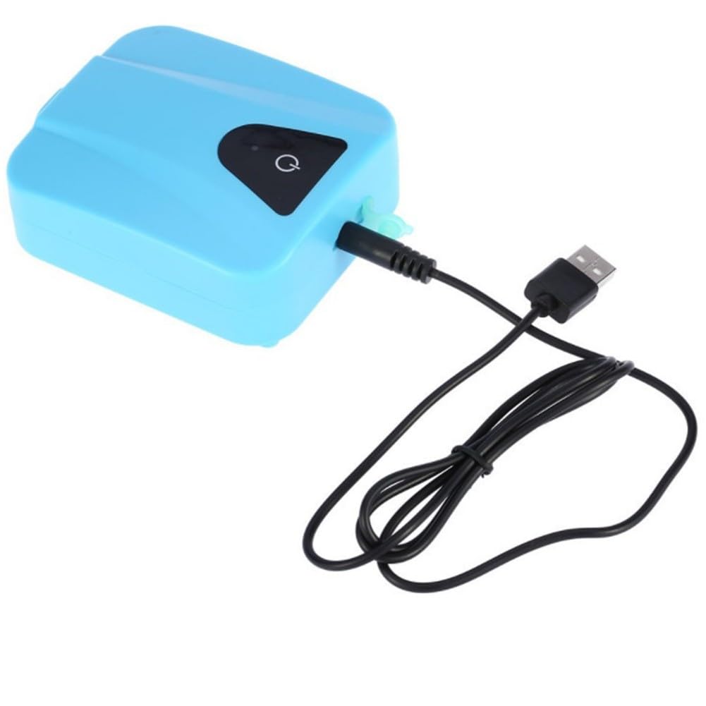 Aeratore per laghetto a energia solare con flusso d'aria da 2 l/min, ossigenazione ABS per laghetti e acquari esterni, include pannello solare, pietra porosa e caricatore CC