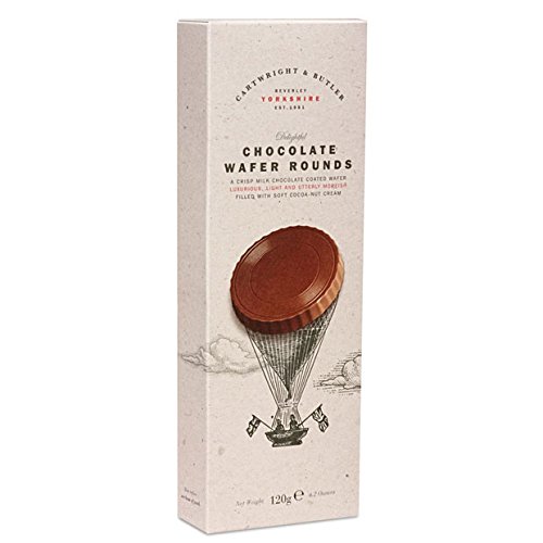 Cartwright & Butler Chocolate Wafer Rounds, runde Schokoladenwaffeln, 1er Pack (1 x ) Cover