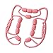 predolo Legs Roller for Legs Cellulite Roller Manual Deep Tissue Massage Tool Equipment for Shoulder Calf Thigh Arm Indoor, Pink