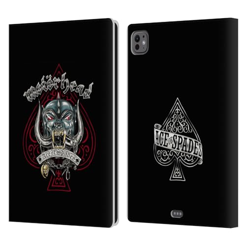 Étui portefeuille iPad Pro 11 M4 M5 Motorhead housse cuir Ace of Spades