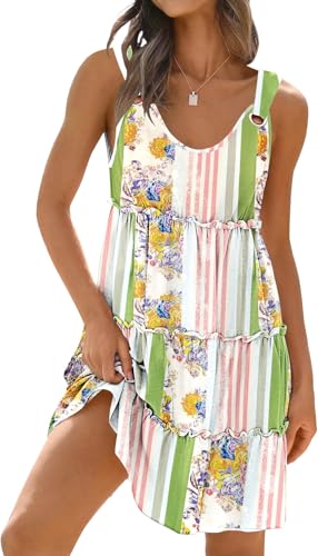 Image of Disamer Summer Dresses for Women 2026 Sundresses Vacation Sleeveless Beach Swimsuit Cover Ups Spring Outfits Casual Sun Dress