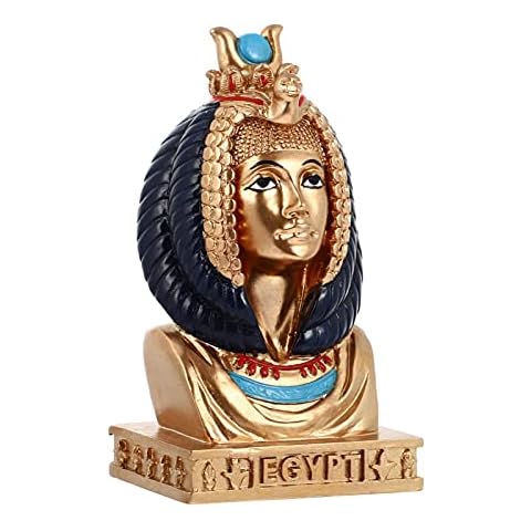 Generic Ägyptische Königin Büste alte Ägypten Königliche Statue Nofreteti Büste Skulptur Desktop Sammlerstück Figur Cover