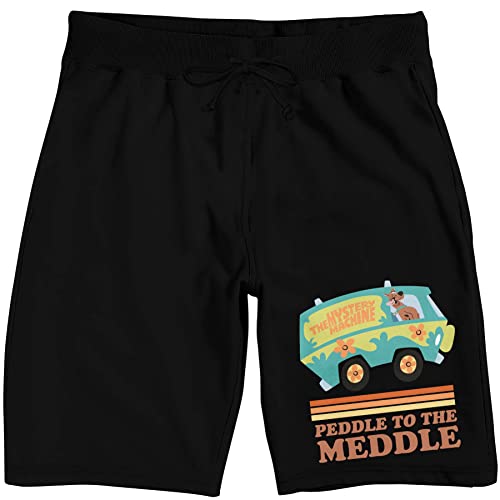 Scooby Doo Mystery Machine Men's Black Sleep Pajama Shorts