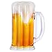 Jarra De Cerveza Hamaca Flotante Piscina,Hamaca De Agua,Tumbona Hinchable Colchoneta Cerveza, Decoraciones De Fiesta De Verano, para Fiestas En Piscinas, Playa (Color : Light Yellow)