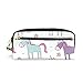 Produktbild Beutel Geldbörse Kosmetische Make-up Tasche Stift Briefpapier Tasche Lake Pencil Case Reißverschluss für Student Boy Girl Einhorn Blume Tier Cartoon