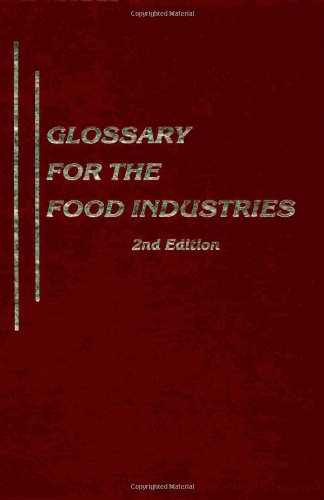 Buy Glossary for the Food Industries — BookShops.in