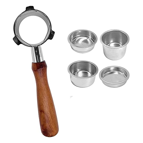 Gaoominy 51Mm Bodenloser SiebträGer Kompatibel mit De'Longhi La Specialista Kaffee Espresso Maschine EC9335M Cover