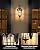 BRUTIRZI 17" Black Roman Outdoor Wall Light:Waterproof Anti-Rust Exterior Lantern with Ripple Glass for Porch,Garage,House