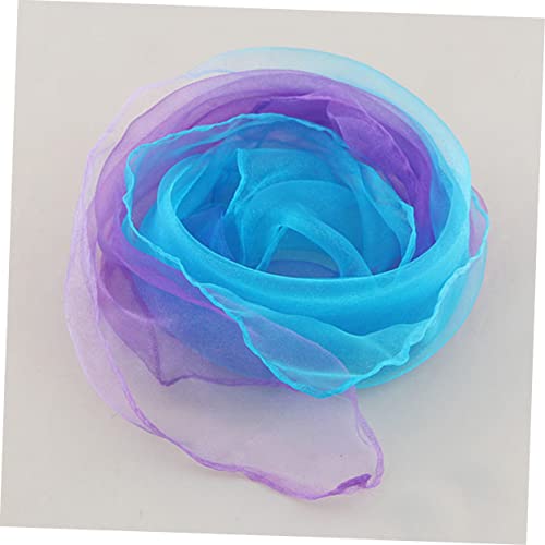 Dance Scarves for Boys and Girls 60cmx60cm Graduated Silk Scarves for Juggling and Stage Performance Random2