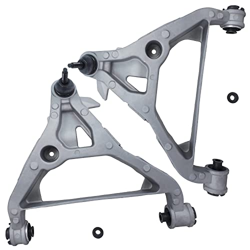 Image of Detroitaxle - Front Upper Lower Control Arms + Inner Outer Tie Rods + Sway Bar Links & Boots Replacement for Ford Expedition Lincoln Navigator [Standard Sus. ONLY] - 12pc Set