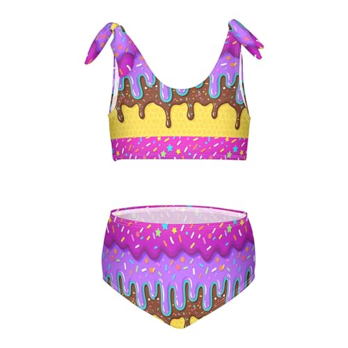 Image of Boccsty Cute Crab Red Blue Girls Swimsuits Kids Bikini Sets 2 Pcs Bathing Suit for 3T