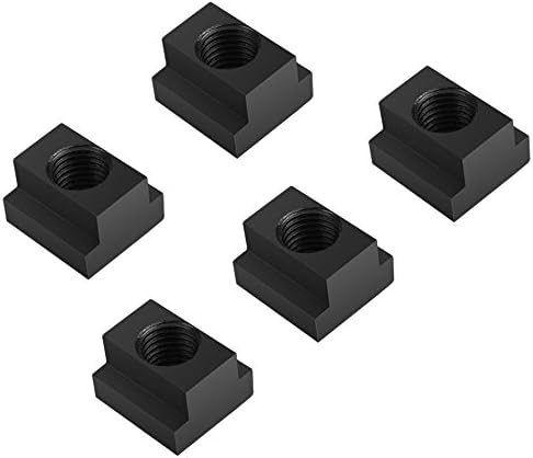 5pcs M14 Threads T Slot Nuts Black Oxide Finish T Slot Nuts M14 Threads Fit Into T-slots In Machine Tool Tables