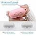 Compatible with AirPods 4 Case, Premium Soft Silicone Protective Case Cover for Apple AirPods 4th Generation with Cleaner Kit Keychain Accessories for Women Girls (Pink, for AirPod 4 case)