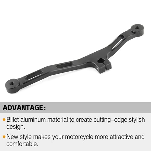 Levier de vitesses à talon et orteils moto custom compatible Harley Dyna 1991-2017 - 6