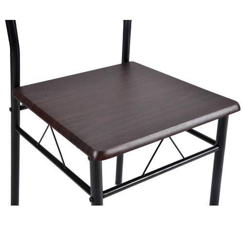 Amazon｜【新生活支援】【ダークブラウン】ダイニングテーブル