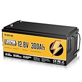 Rvpozwer 12V 300Ah Bateria Lifepo4, Barcos y Placas Solares