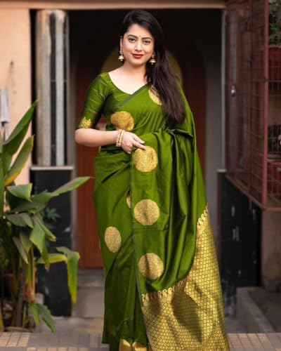 Image of Flosive Women's Kanchipuram Silk Saree