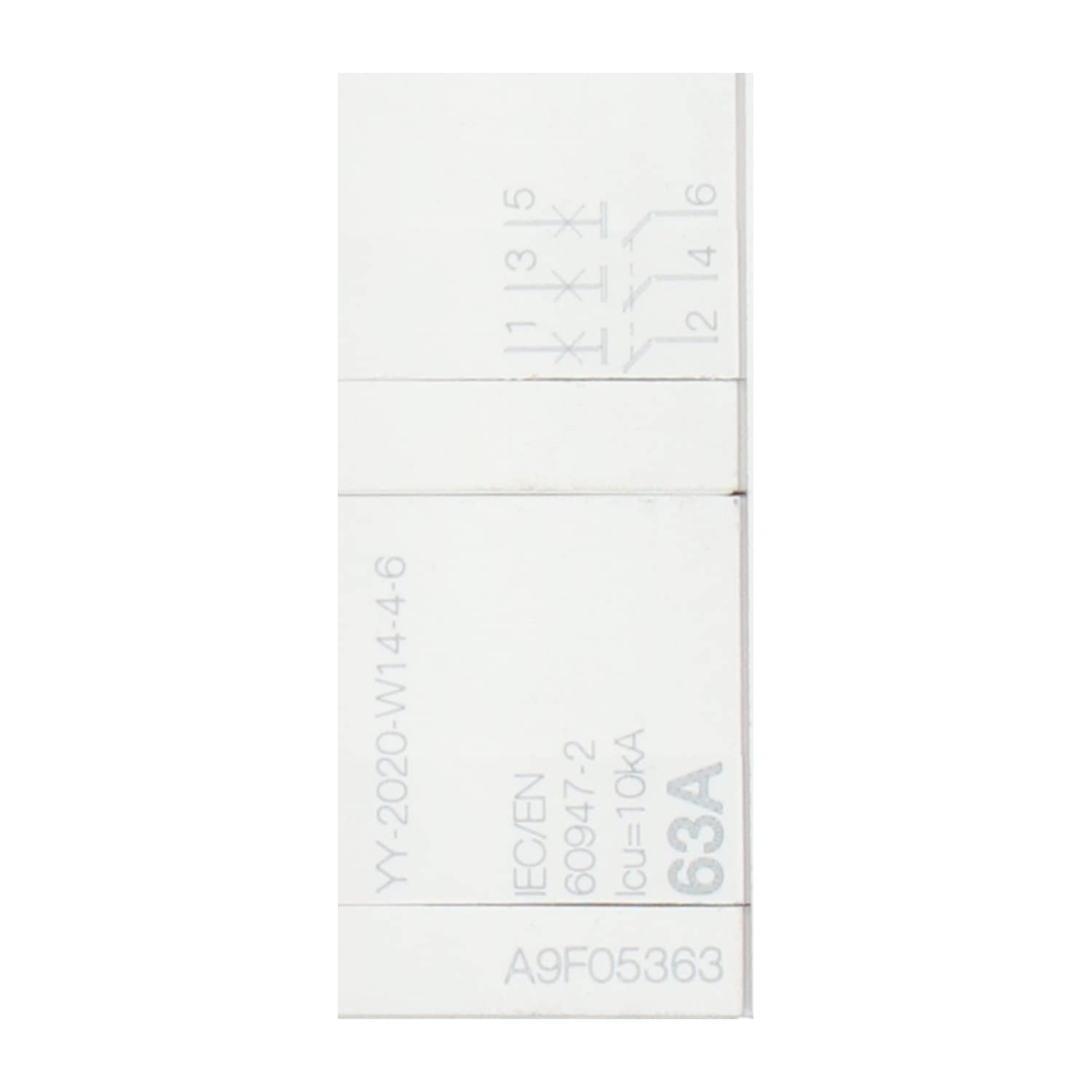 Schneider A9F05363 Disjoncteur iC60N 3P 63A Caractéristique D