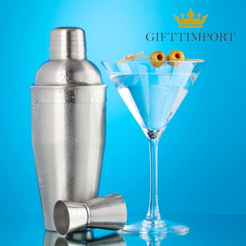 Kit Caipirinha Profissional Coqueteleira Inox Coador Socador Dosador Drinks Kit Bar