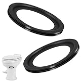 FlyCoco 2 Pack RV Toilet Seal, RV Toilet Flush Seal Gasket Replacement for Dometic 300 310 320, Replace Part 385311658, Solve The Leakage Problem