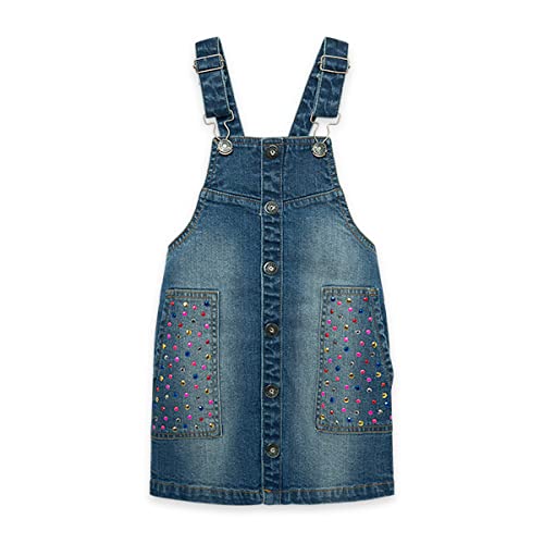 Robe salopette Tuc Tuc PICHI Denim B0LSILOS en jean bleu pour fillette