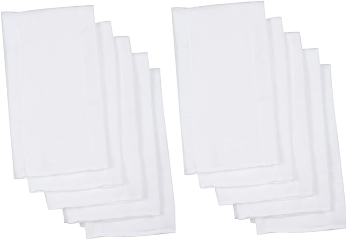 Cotton Baby Burp Cloth and Reusable Diaper Liners 10 Pcs