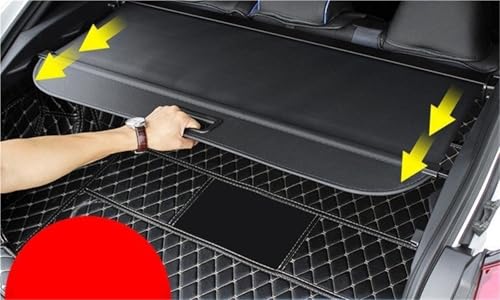 Cache-bagages rétractable pour Toyota C-HR SUV 2016-2022 noir - 4