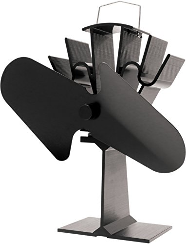 Valiant 2 Blade Heat Powered Stove Fan, schwarz, FIR300