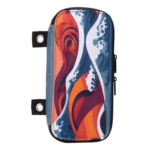 Image of Case it Printed Pencil Case | 6-Pack | 5 Colors | PLP-02-P Assorted