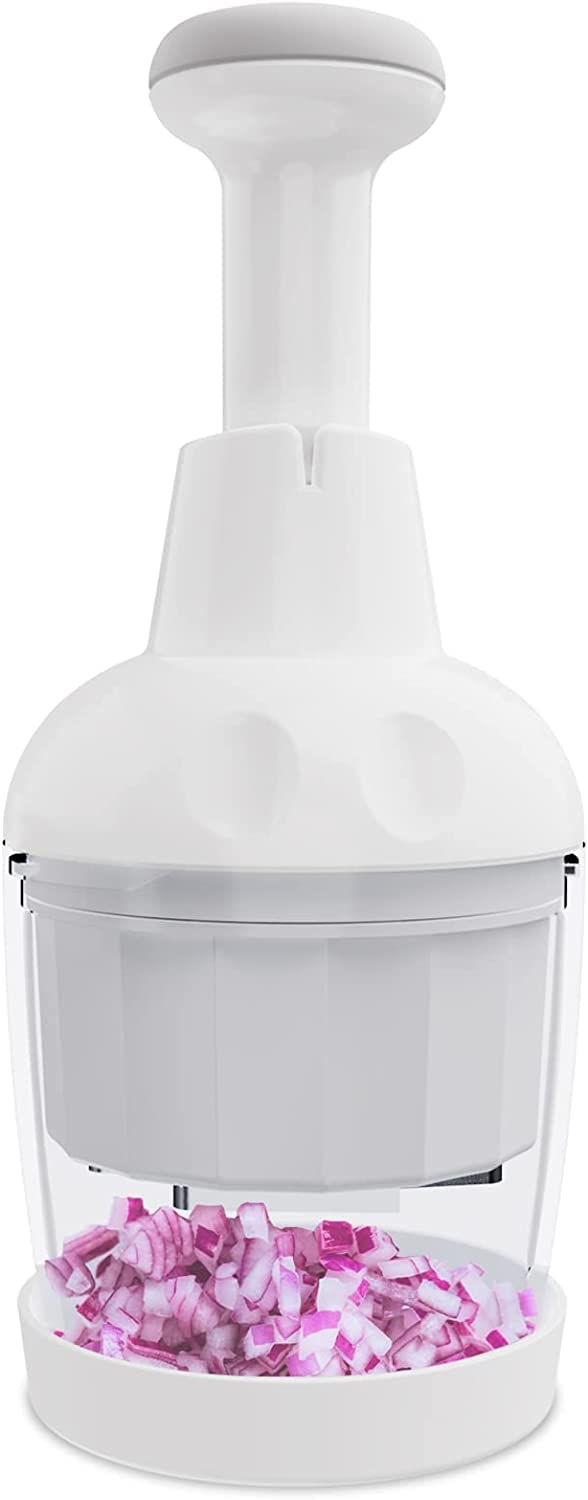 Picador de alimentos, picador de verduras, picador de cebolla, picador de ajo, picador de nueces, picador manual para verduras, ensaladas, cebolla, jengibre, zanahoria, ajo, frutos secos, apto para