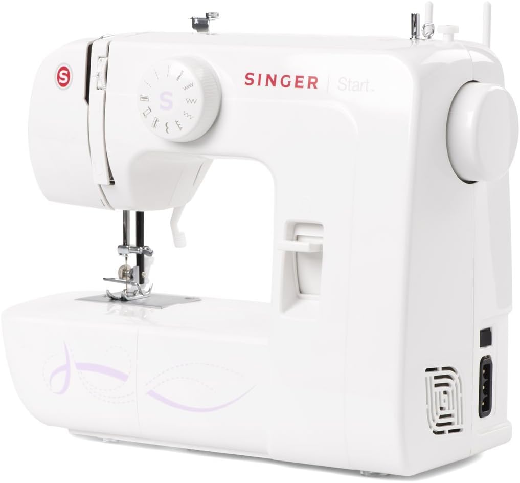 Singer Start 1306 Macchina da Cucire Meccanica | Bundle con Borsa Originale SVP | Macchina da Cucire Singer Economica per Principianti | 6 Punti di Cucitura, Leggera e Compatta