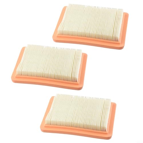 Hplive Lot de 3 filtres à air pour Honda tondeuse à gazon pour GCV145/170/200 HRU19/HRN216/HRX217/HRG466 17211-Z8B-901, longueur = 130, largeur = 114,...