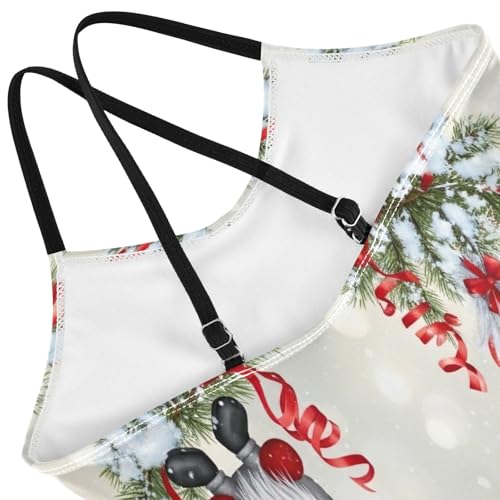 Girl Bathing Suits 3-10 Y Beach Swimsuit, Cute Christmas Gnomes4