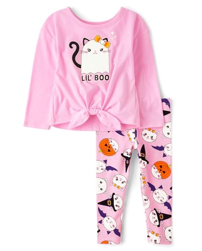 The Children's Place baby-girls And Toddler Long Sleeve Top and Pant, 2 Piece Set