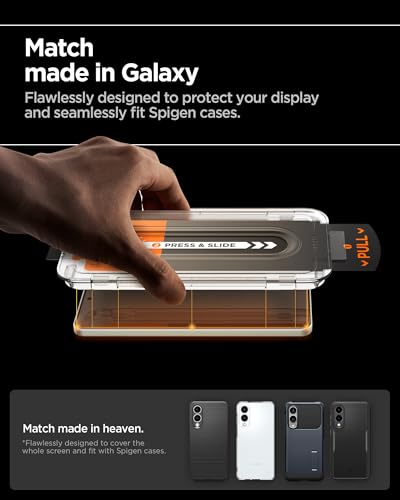 Image of Spigen EZ Fit Pro Tempered Glass Screen Protector Guard for Galaxy S25 Edge [2 Pack]