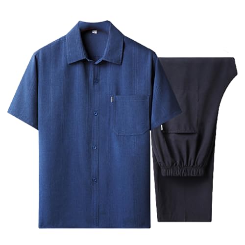 Paños de entrenamiento de artes marciales tradicionales chinas, Wing Chun Shaolin, Tai Chi, ropa de entrenamiento, azul rey-M