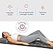 Massage Mat Vibration Pad - Full Body Vibration Mattress Pad for Bed with Rotating Shiatsu Neck Massage Pillow - 10 Vibrating Motors, 4 Warming Heating Spots - Neck, Shoulder, Back Massager