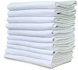 Kit 20 Panos Prato Liso Branco Santa Margarida SM08