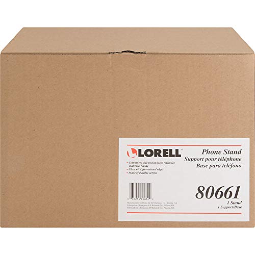 Lorell Phone Stand, Clear/Green #TOP5