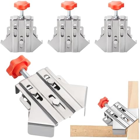 Fippy 4PCS Stainless Steel Right Angle Clamps Cover