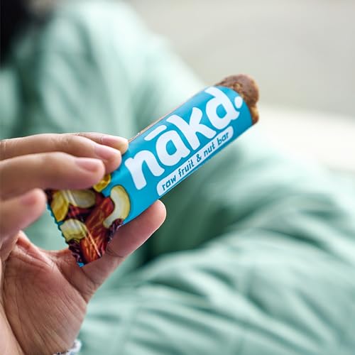 Nakd 24 bars Variety Mixed Case - Fruit And Nut 24 x 35-45g - Breakfast Food - Vegan, Dairy Free, Wheat Free, Gluten Free - Raw