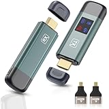OMITTA Wireless HDMI Transmitter and Receiver, Upgraded 4K HDMI Wireless Extender, LED Display, 100FT Range, 2.4G/5G, Plug & Play, No App/Bluetooth Needed, for PC/Laptop/Camera/HDTV/Projector/TV Box