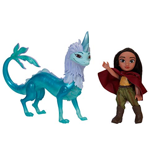 Disney's Raya And The Last Dragon 6-Inch Petite Raya Doll And Feature Sisu Dragon Figure Gift Set, 6 Inches #TOP1