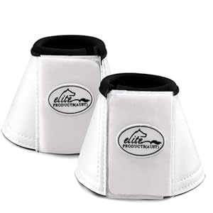 Bell Boots for Horses,Durable Protective Hoof Boot,Quick Velcro Hook & Loop,Prevents Overreaching,Sold in Pair